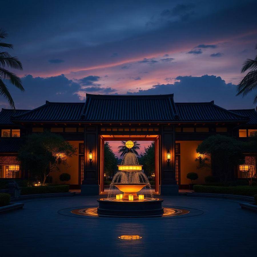 Thiềm Thừ Trấn Môn tại Resort Lagi