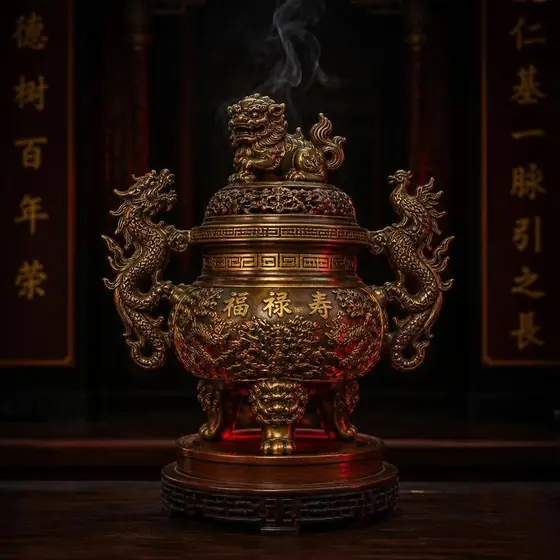 Bát Hương Đồng Long Phụng